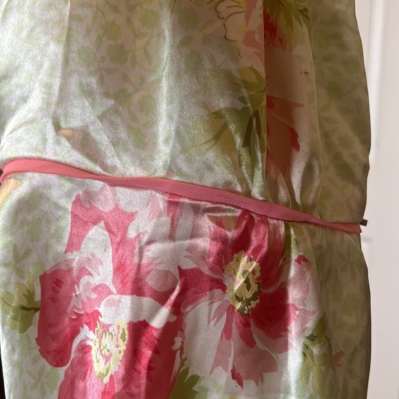 Oscar de la Renta Floral Print Slip/ Slip Dress/ Nightwear/ Size 2X - Picture 7 of 8